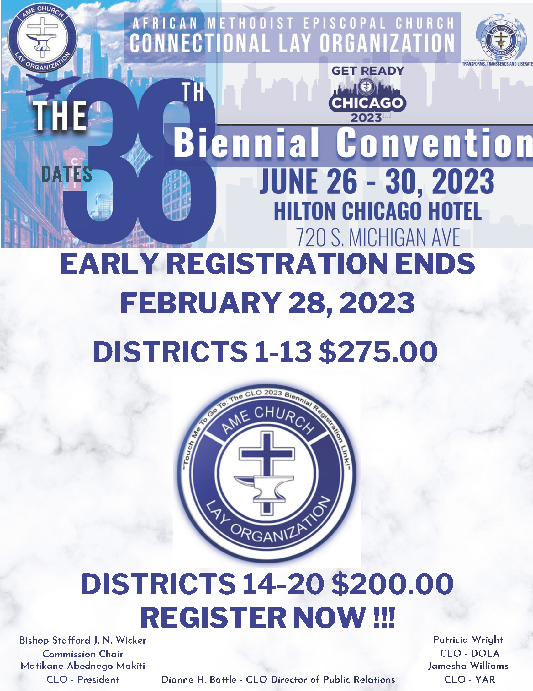 2023 Connectional Lay Organization Biennial Ame Church